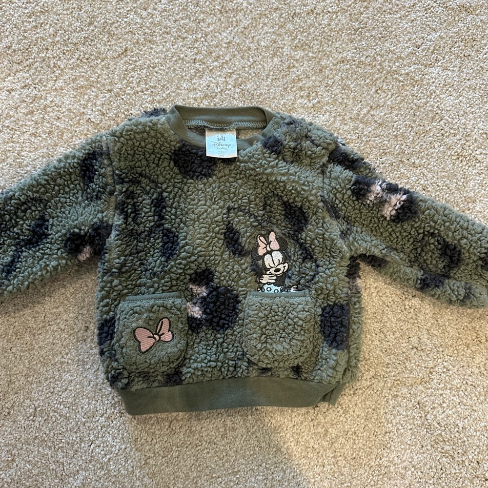 Disney Baby Green and Black Fleece Outfit - Picture 4 of 16